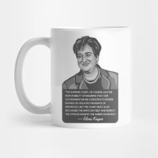 Elena Kagan Portrait and Quote Mug